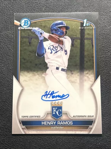 2023 Bowman Chrome Prospect HENRY RAMOS Autograph #CPA-HR - 1st Bowman Card
