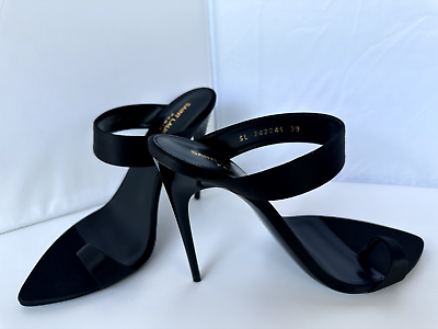 New Saint Laurent YSL Shoes Martha Pointed Toe Sandal Size New Saint Laurent YSL Shoes Martha Pointed Toe Sandal Size