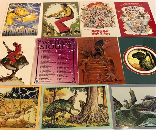 1994 Comic Bilder William Stout 2 komplett 90 Karten Fantasy Art Set - Bild 1 von 4