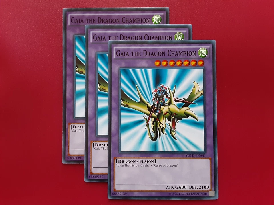 Yugioh Gaia the Dragon Champion Deck 49 Cards Fierce Knight Curse of Dragon Yugi - Image 3 of 4