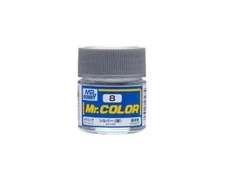 GSI Creos Mr. Hobby C8 Metallic Silver Acrylic Hobby Paint (10ml) GUZC008