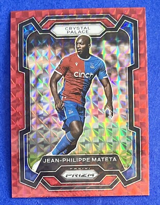 Jean-Philippe Mateta 2023-24 Panini Prizm Premier League RED MOSAIC #171 PALACE
