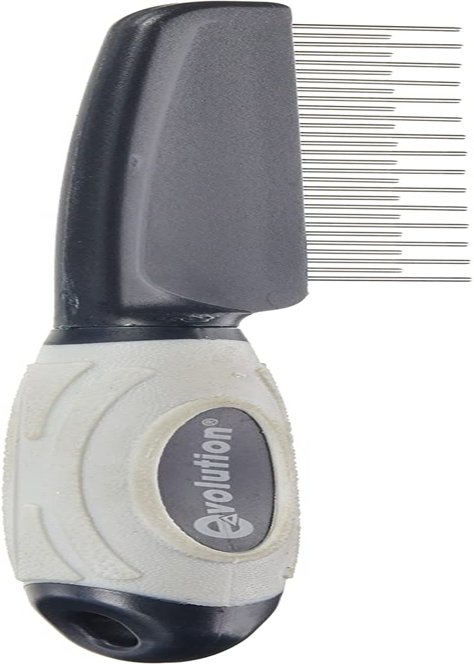 evolution shedding comb with rotating teeth