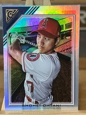 Shohei Ohtani 2022 Topps Gallery Rainbow Foil ERROR Mis-Cut Shadow Reflection