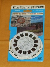 vintage PETRIFIED FOREST AND PAINTED DESERT VIEW-MASTER REELS with original card