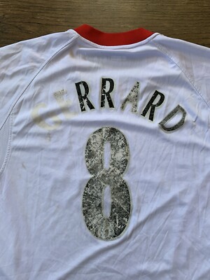 Reebok 2005-06 Liverpool Away Shirt Gerrard #8 - 7/10 | eBay
