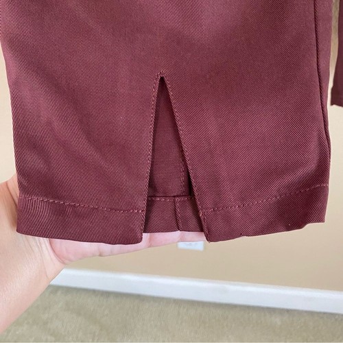 Ted Baker New Size 4 Brown Lyocell High Waisted Carrot Leg Trouser Pant Career - Picture 5 of 11