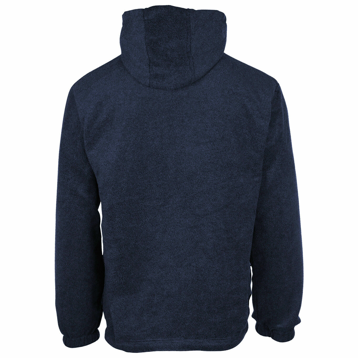 Men's Lined Hooded Windbreaker Water Resistant Polar Fleece Rain Coat Jacket