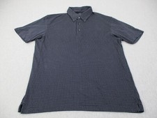 Uniqlo Shirt Men's Large Black White Short Sleeve Casual Dress Soft Preppy