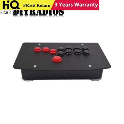 HAMGEEK HG-J500B Arcade Controller Fight Stick Game Controller Black&Red Button