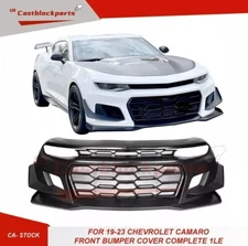 For 2019-2023 Chevy Camaro 1LE Style Front Bumper Assembly Body Kit Fit LT LS