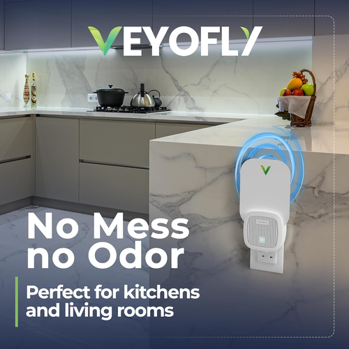 Fly Catcher Indoor, Fly Trap Indoor, (1 Device + 3 Refills) Fruit Fly Traps for - Picture 6 of 12
