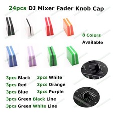 24pcs AFT Slider Fader Cross Fader Knob Cap for Pioneer DJM DJ Mixer 8 Colors 