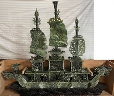 XXL Jade Schiff, Drachenboot, Dekoration Lounge Bar Restaurant Sushi Yoga Studio