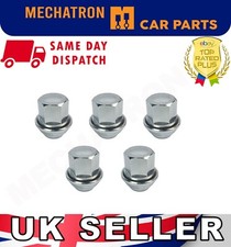 FORD TRANSIT MK8 CUSTOM SET OF 5 WHEEL NUTS STAINLESS STEEL CAP  5196786
