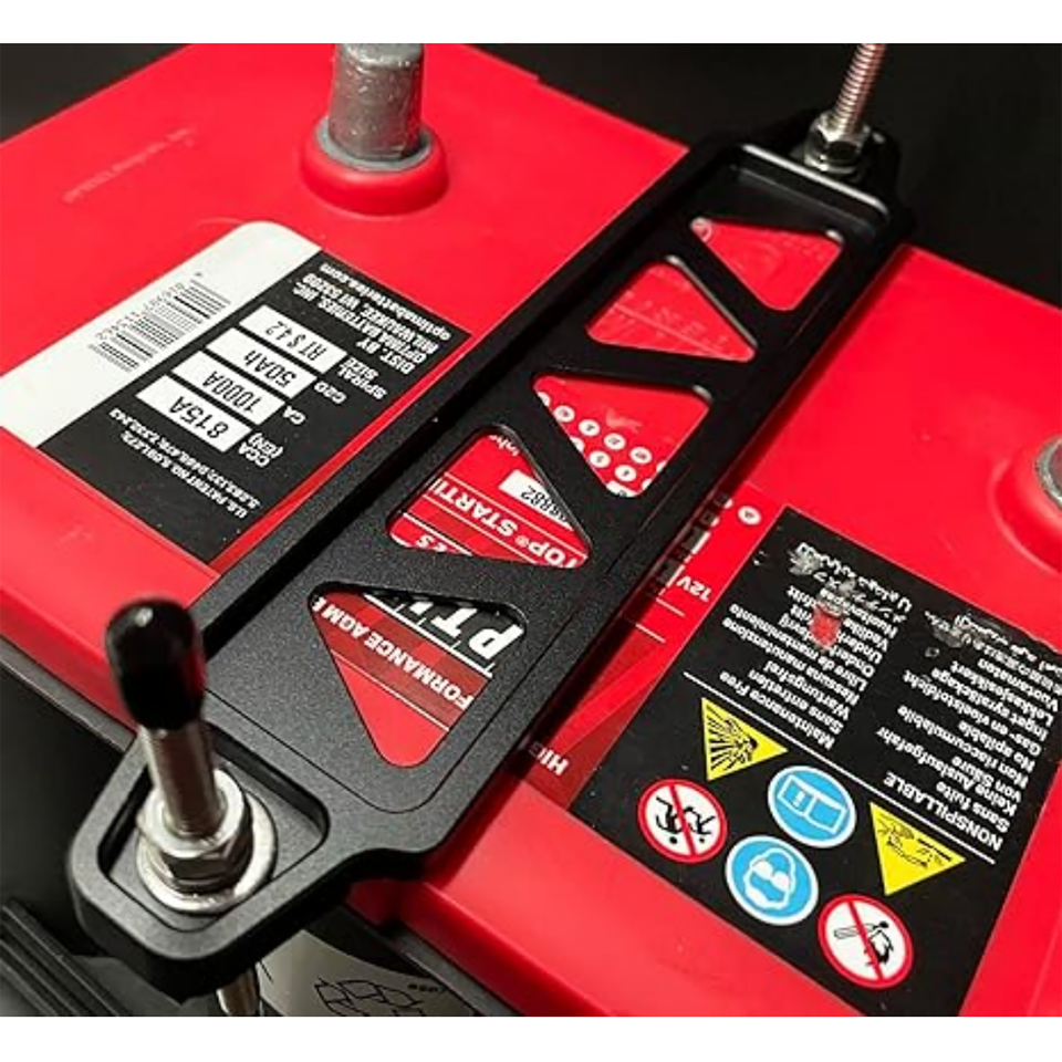 Car Battery Hold Down Tie Down Mount Bracket with Hook Bolt Kits Car