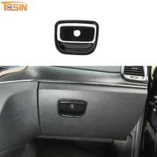 Co-pilot Storage Box Handle Trim Bezel for Jeep Grand Cherokee 11+ Carbon Fiber