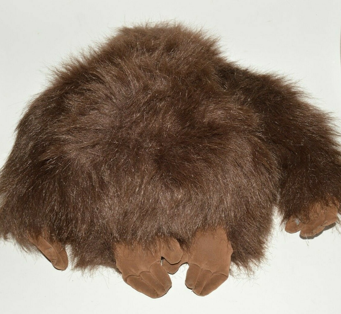 Nice Brown Fluffy Hairy Fury MONKEY High End Stuffed Animal 17