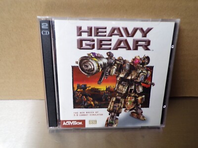 Heavy Gear (Windows PC, 1997, CD-ROM) Video Game, Activision,