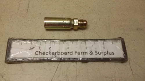 NOS Eaton Coll-O-Crimp Fitting Tube to Hose Adapter 04U-506 Male JIC 1/4" X 3/8"