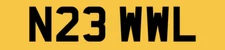 Newall Newell Number plate private car registration personal reg plate N23 WWL