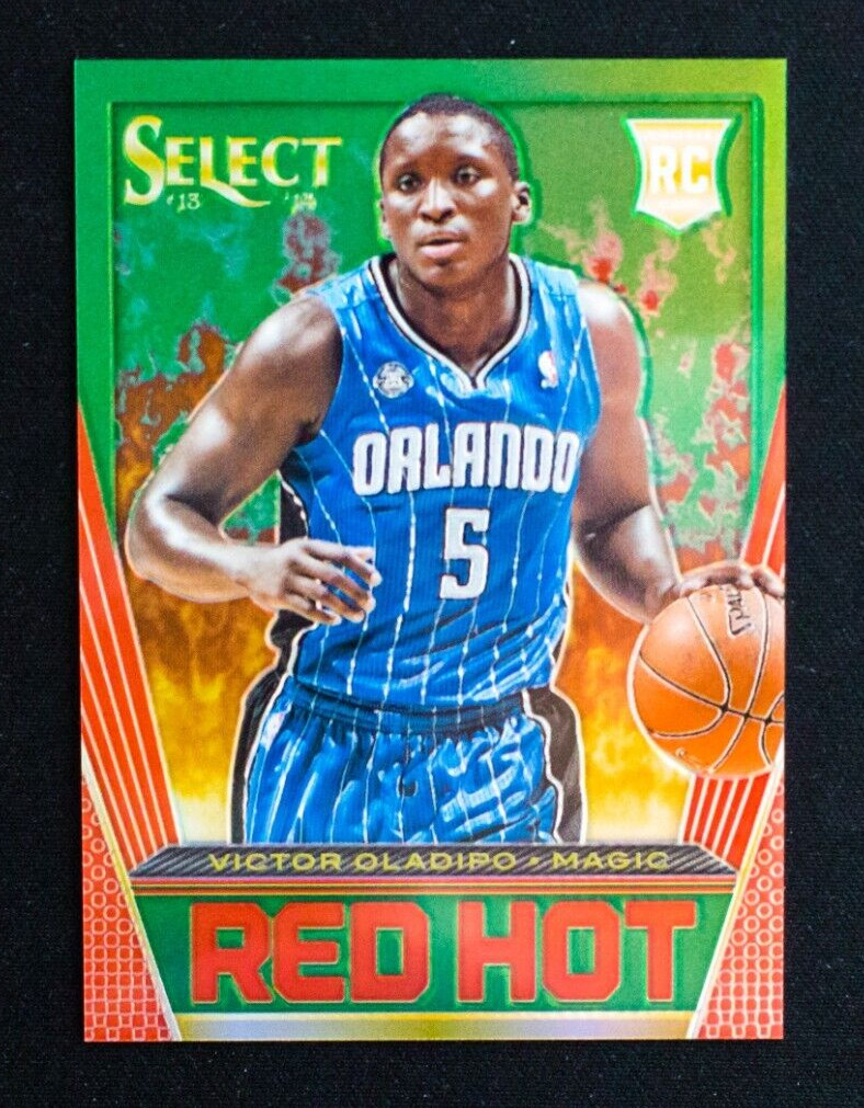 2013-14 Panini Select - Victor Oladipo - Rookie Red Hot Green Prizm SSP /5