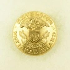 1880s New York National Guard Artillery NYSA Uniform Button Original D6