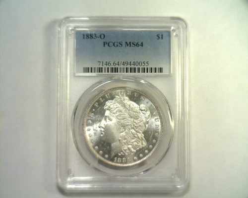1883-O MORGAN SILVER DOLLAR PCGS MS 64 NICE ORIGINAL COIN PREMIUM QUALITY PQ