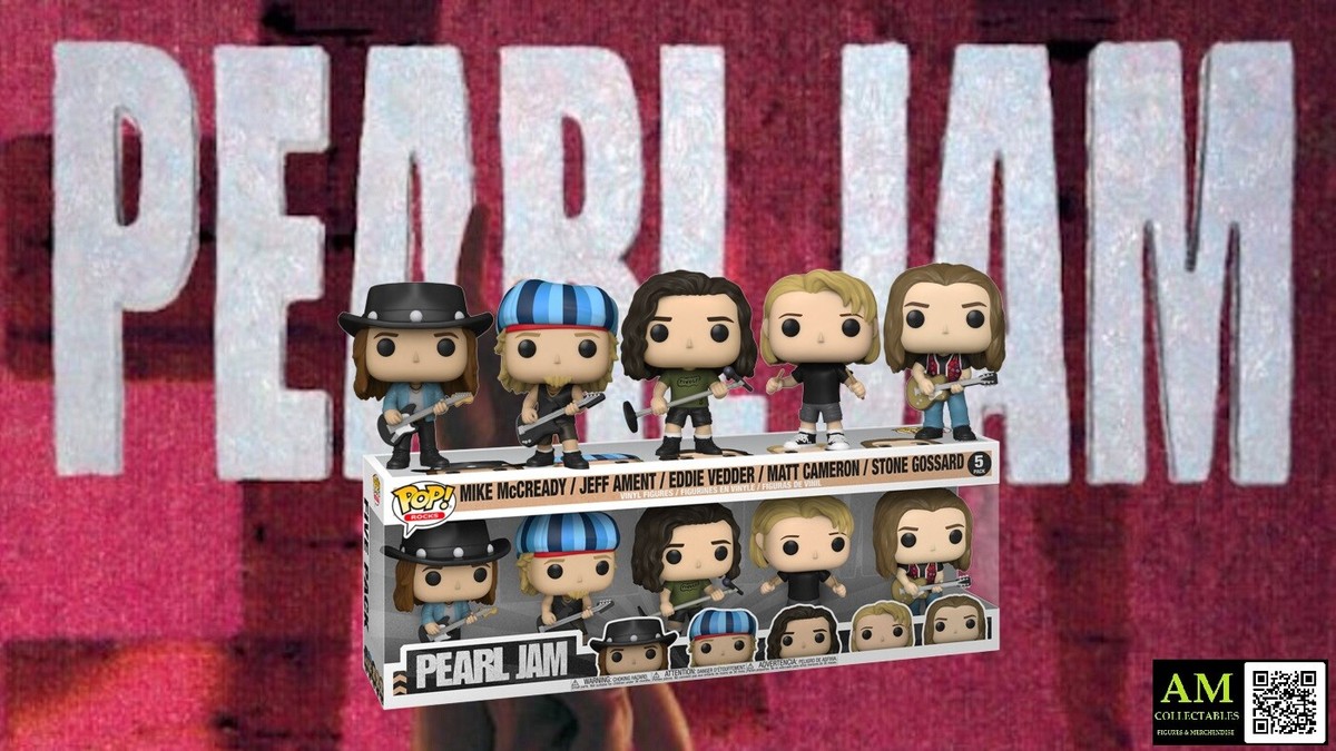 ★パール ジャム フィギュア PEARL JAM Pop! Vinyl Amazon.com: Funko POP Rocks: Pearl Jam - 5PK,Multicolor