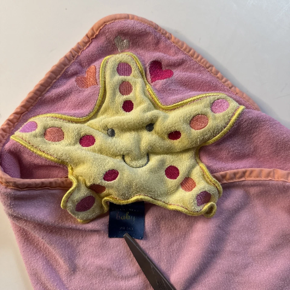 Lote de 5 toallas de baño de algodón con capucha para bebé marcas surtidas 30"W x 33"H Sea Life Foto 3 de 4