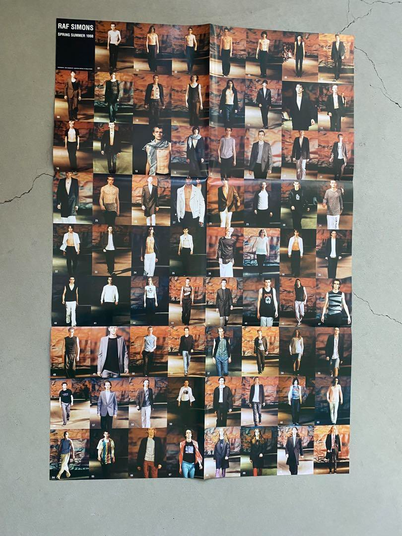 Raf Simons 98SS BLACK PALMS カタログ Raf Simons - Black Palms (complete set) - Spring Summer 1998