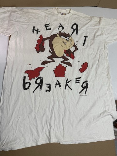 Vi Rage 1996 heart breaker Tasmanian Devil taz looney tunes shirt