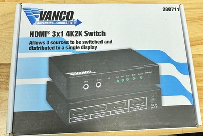 Vanco HDMI 3x1 4k2k Switch