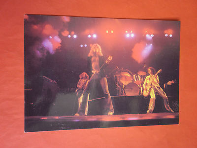 COLLECTIBLE POSTCARD LED ZEPPELIN editions Lo Vecchio n°7 - created by gel.