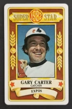 Gary Carter 1982 Perma Plastic Credit Baseball Card #8 (NM)
