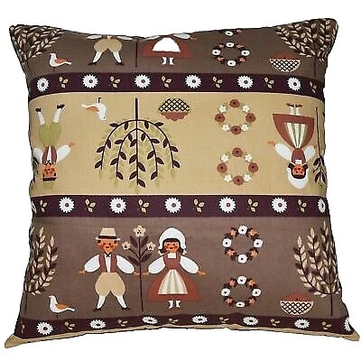 Farm Life Geometric Square Home Décor Pillows