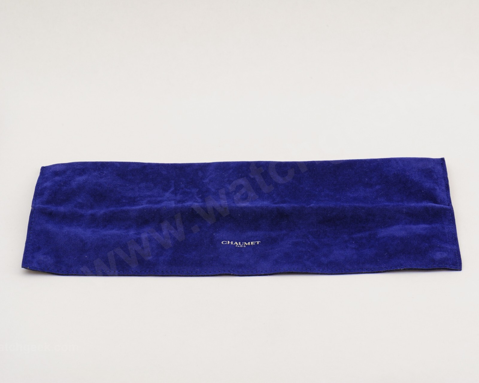 100% Authentic Chaumet Watch Sleeve Travel Pouch Velvet Blue - RARE