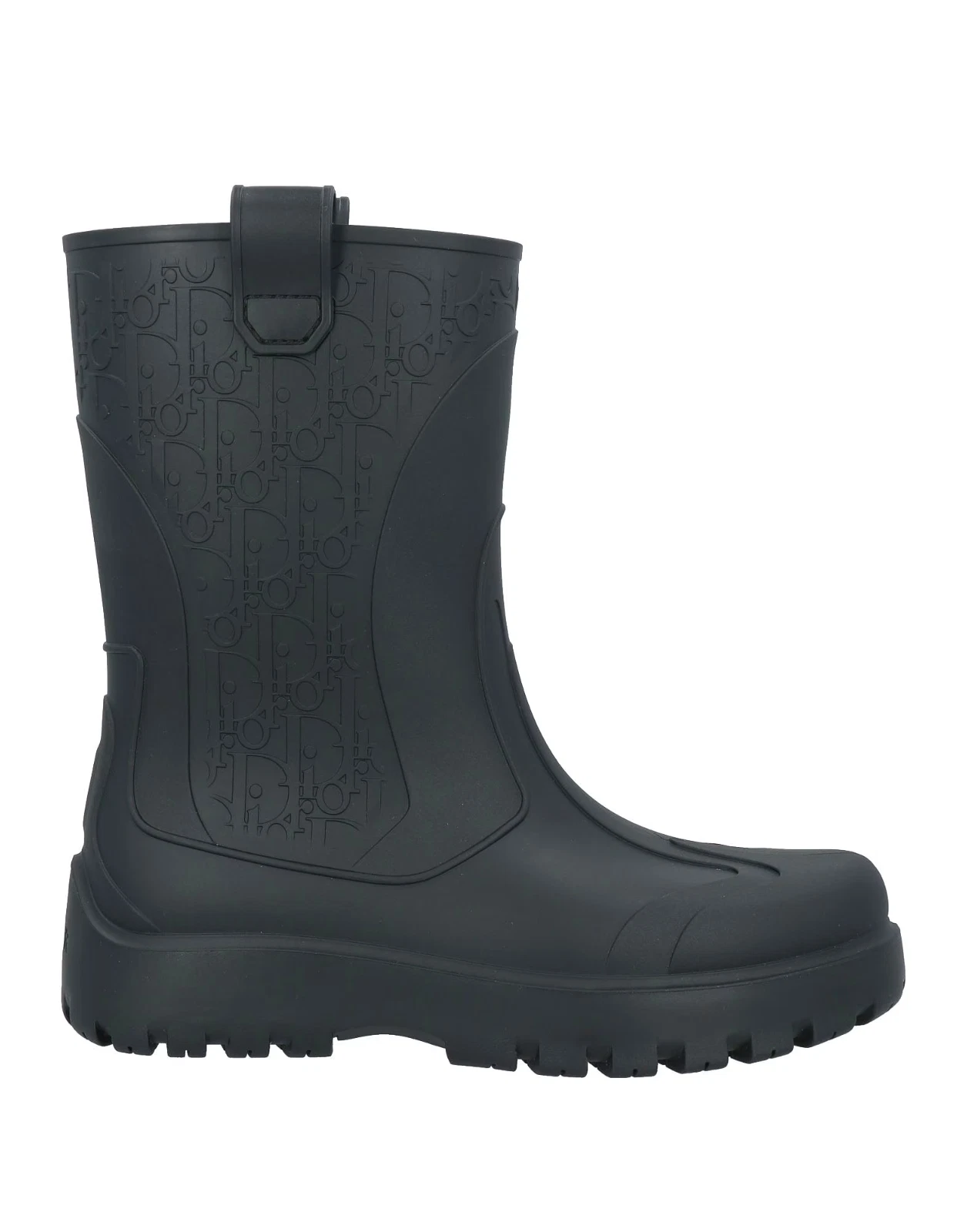BOTTES DE PLUIE OBLIQUES NOIRES HOMME CHRISTIAN DIOR NEUVES 100 % AUTHENTIQUES/US 9