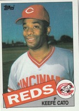 FREE SHIPPING-MINT-1985 Topps #367 Keefe Cato- PLUS REDS BONUS CARDS