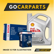 Jaguar E-Pace 2.0 D150 AWD 17-23 BOSCH OIL AIR FILTER SERVICE KIT SHELL 5W-30 6L