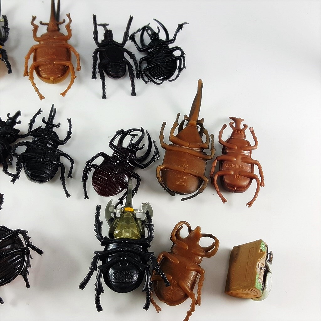 Beetle Insect Figure Set of 16 lot Sega Toys Mushiking etc Japan