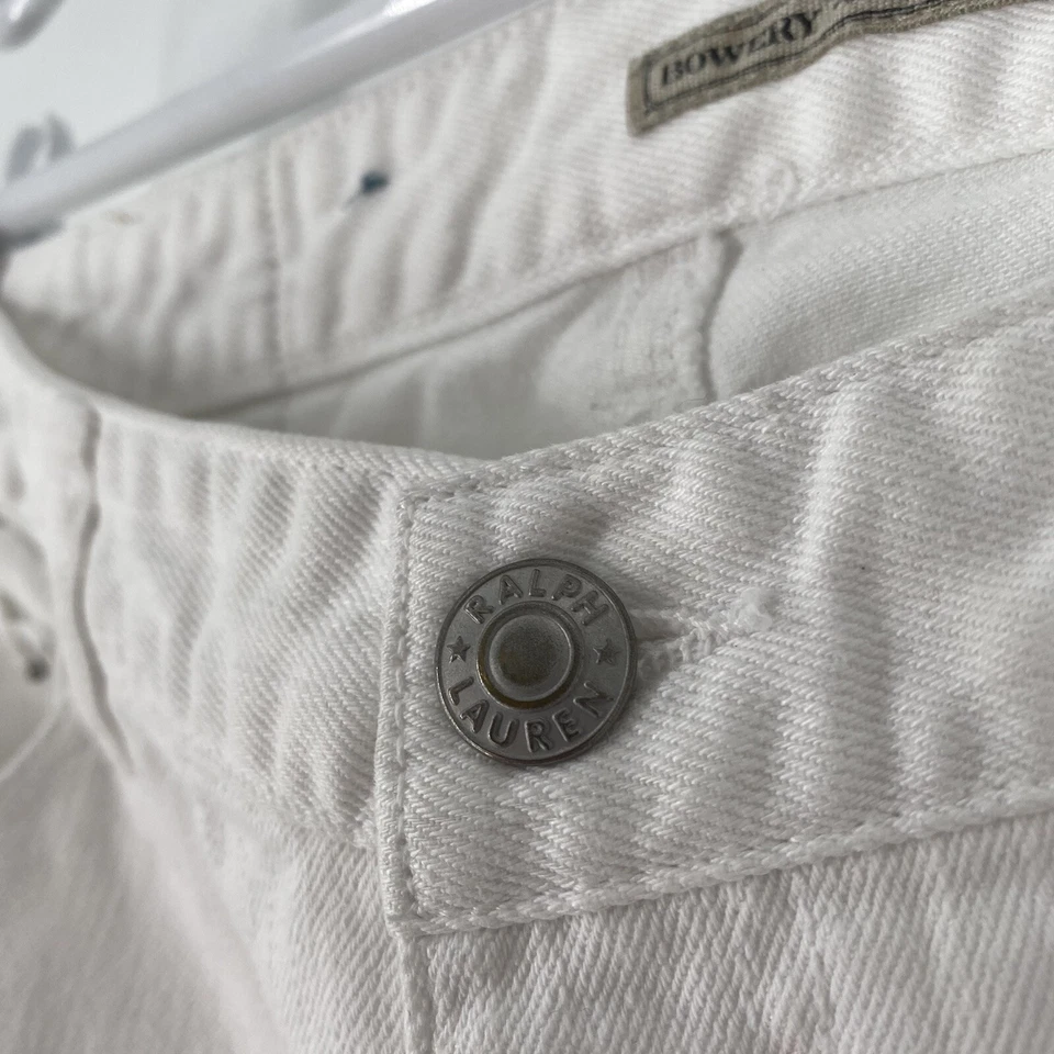 Ralph Lauren Girls’ Bowery Skinny Jeans Denim White Skinny Leg Casual Size 14 - Image 3 of 4