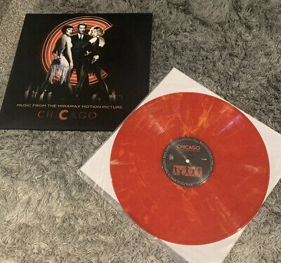 Chicago Movie Soundtrack Vinyl Record 2 LP Red And Orange Fire Pressing Musical