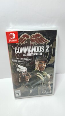 COMMANDOS 2 HD REMASTERED  NINTENDO SWITCH GAME NEW & SEALED GAME
