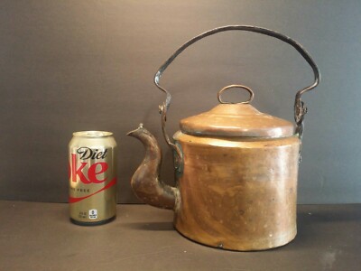 Antique French / Belgium copper pot tea kettle - 10 Cups - Watering Can