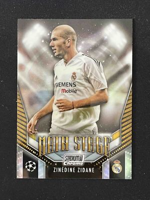 Zinedine Topps Zidane 2023-24 UEFA Club Chrome Stadium - Madrid 