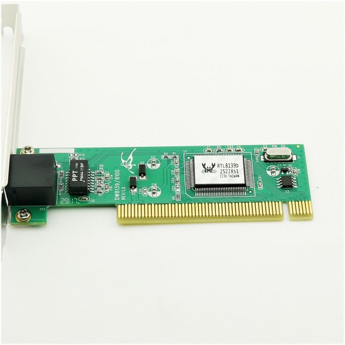 1x 10/100Mbps PCI Ethernet Network Card RTL8139D Desktop LAN Card No Need Driver - Picture 2 of 6