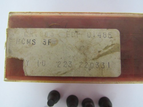 CARBOLOY 014485 RCMS 34 GRADE 883 CARBIDE INSERTS * 8 PCS * - Picture 2 of 3
