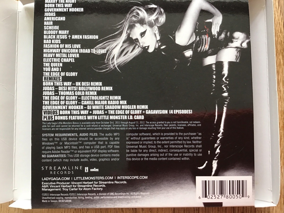 Lady Ga Ga Rare Born This Way Limited Edition USB Drive | eBay UK