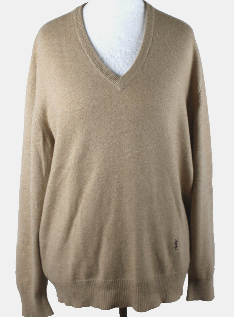 Maglione Yves Saint Laurent 100% cashmere uomo taglia L (52 54) ottime condizioni